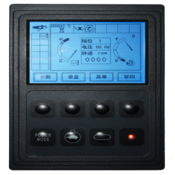 Custom 3.8 Inch LCD Monochrome Monitor DC038D Lishide Excavator Parts
