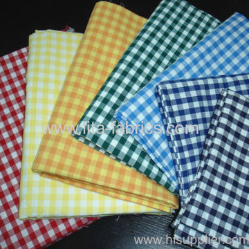 100%cotton Yarn Dye Colorful Plaid Cloth 
