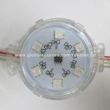 40mm 6pcs SMD5050 DMX RGB LED pixel, UCS2903, 24V DC