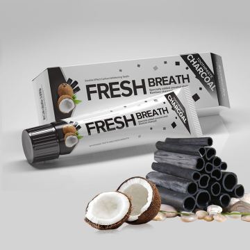 Premium Bamboo Charcoal Toothpaste for Adult Teeth Whitening - Private Label Option