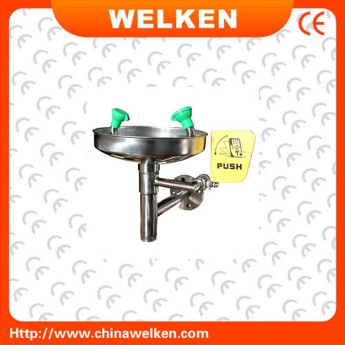 2014 Stainless Steel Wall Mounted Eyewash,Field use,BD-508A
