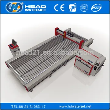 water jet with 2000mm*6000mm cutting table and 380Mpa pump High pressure metal shape processing cutting machine