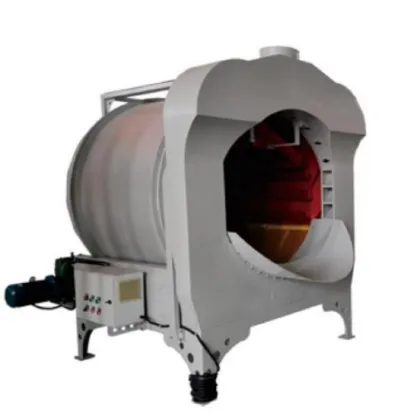 Drum sand spraying machine