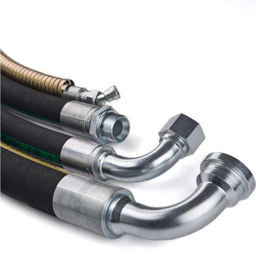 High Pressure Hydraulic Rubber Braided Hose Assembly
