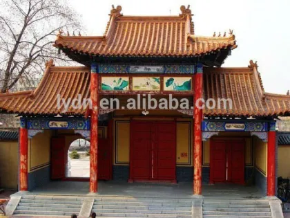 chinese dragon decorations customized design Chinese style garden roofing tiles