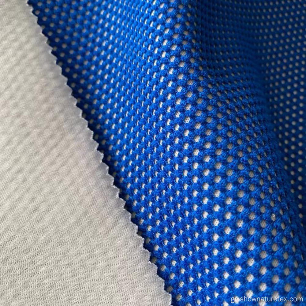 Mesh Bonded Hole Look Fabric