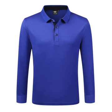 Hoogwaardige poloshirt met lange mouwen Custom