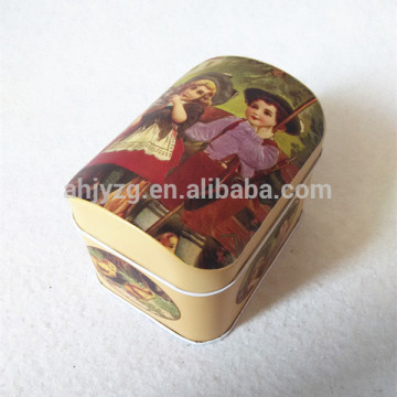 matte printing tin can with irregular shape