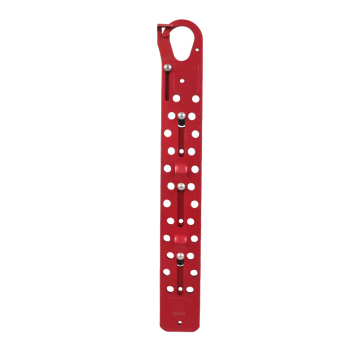 Multi-Person Industrial Equipment Management: Aluminum Alloy Lockout Hasp for Up to 24 Padlocks