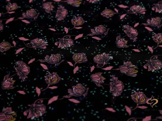 75D Poly Crepe Chiffon With Printing