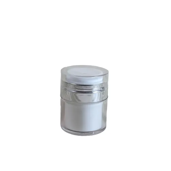 15ml, 30ml, and 50ml Cosmetic Jars: Plastic Squeeze Bottles & Airless Cream Jars for Packaging Cosmetics