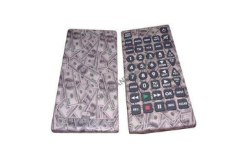 universal remote control with cash print