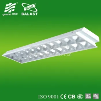 Commercial Grille Fitting T8 Fluorescent Lighting Fixture