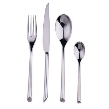High-mirror Polish Cutleries Set, Made of Stainless Steel