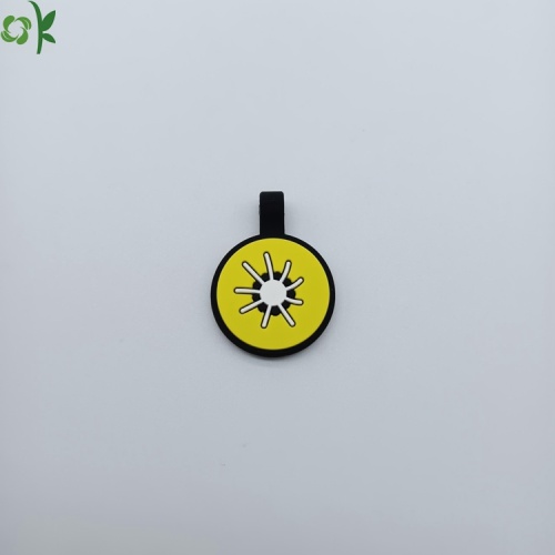 Solid Color Silicone Pet ID Tag