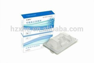 effective absorbable hemostatic particles quickclot stanch powder stop bleeding powder wound dressing 0.5-5g manufacturer
