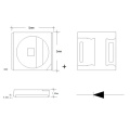 Potentzia handiko 850nm IR LED 5050 3W