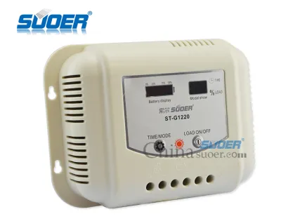 Suoer Solar Panel Controller 20A 12V 24V Solar Controller (ST-G1220)