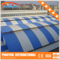 High pitch pvc /UPVC corrugated plastic roofing tile 1075mm/tejas pvc in Colombia