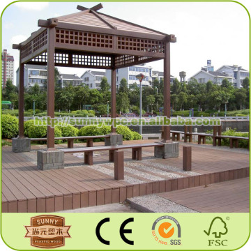 Outdoor wood composite wpc pergola