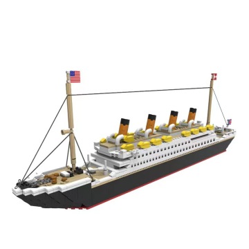 PG 15005: Educational 3D Puzzle - Royal Ship Small Particles DIY Building Blocks Set for Kids