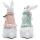 Figuras de conejito (Conejo blanco de Pascua 2pcs)