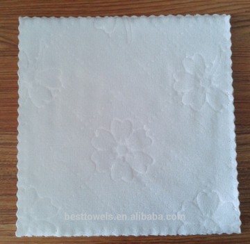 Wholesale jacquard white hand paper towel