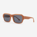 Vintage Rectangle Acetate Male Sunglasses