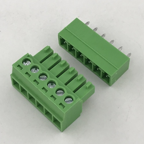 3.81mm pitch PCB mount plug-in terminal block