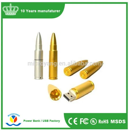 Manufacturers wholesale metal bullets USB flash drive personalized creative USB flash drive professional custom U disk