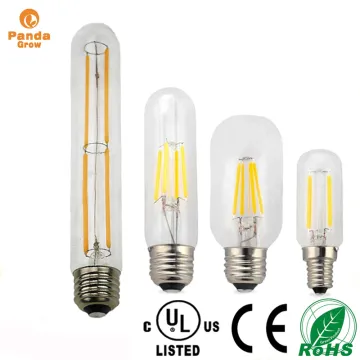 2016 PD Lamp UL standard LED tubular t20 e12 solar led filament light 2w 220v t20 led filament bulb