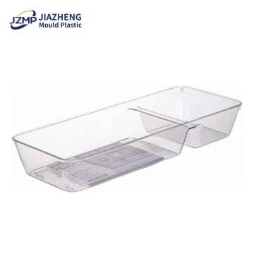 PET Clear Drawer Organizer Utensil Tray BPA Free