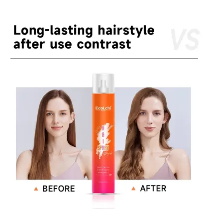 OEM ODM Wholesale Hair Spray: Fast Dry, Professional Strong Hold, Naturally Fragrance Hair Styling Spray for Salons & Men