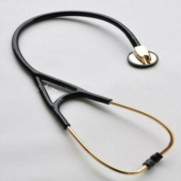 Free Shipping High-performing Durable Gold Plated Cross Shaped Membrane Lock Stainless SteelC Stethoscope Pictures DT417A
