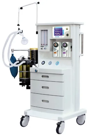 5.7” Portable Human Medical Ventilator Anesthesia Machine  Ventilation Volume, Ippv Rate