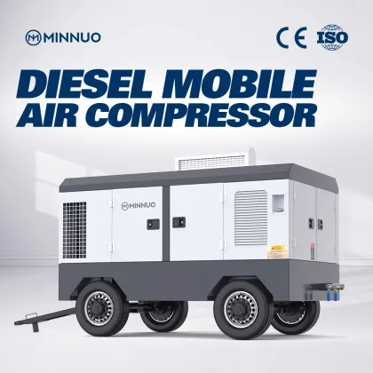 Heavy Duty Diesel Air Compressor for Sandblasting