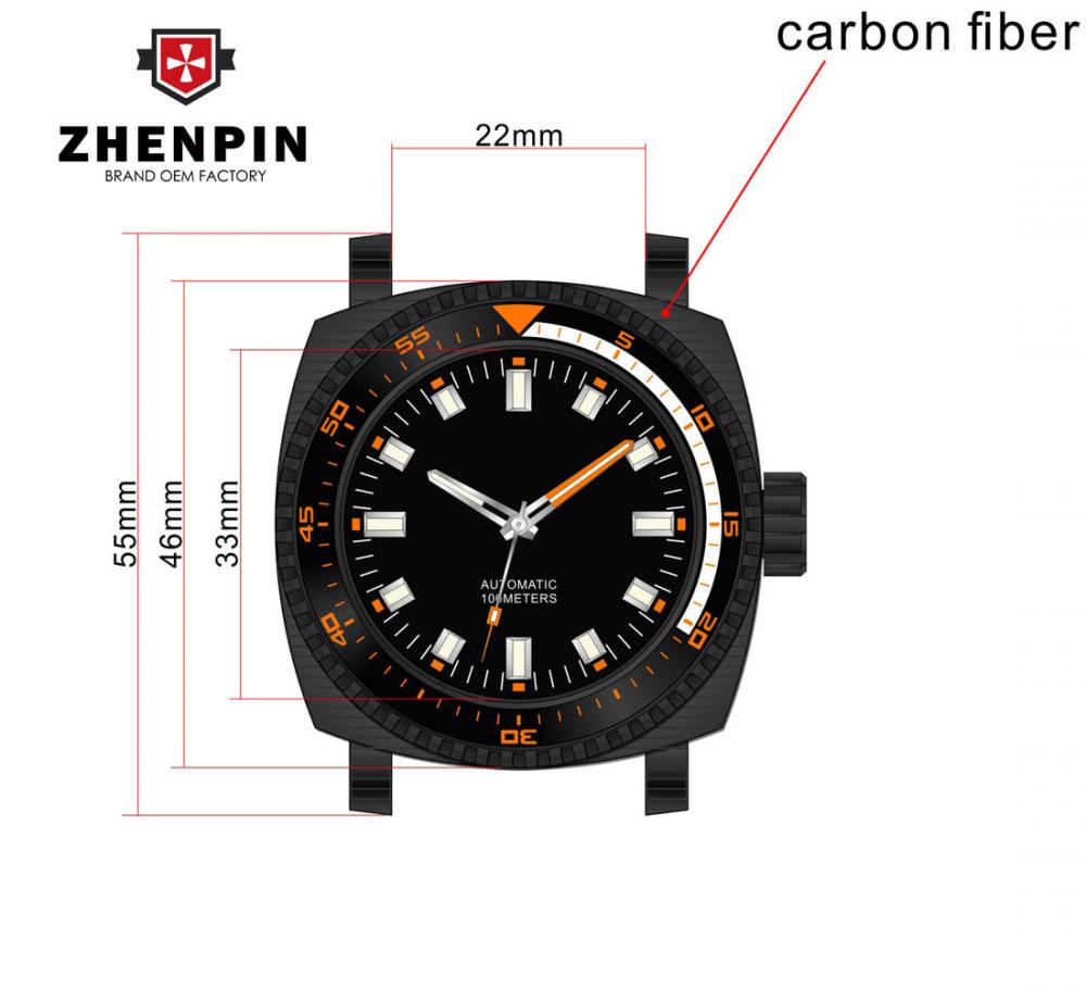 Men Carbon Fiber Watch