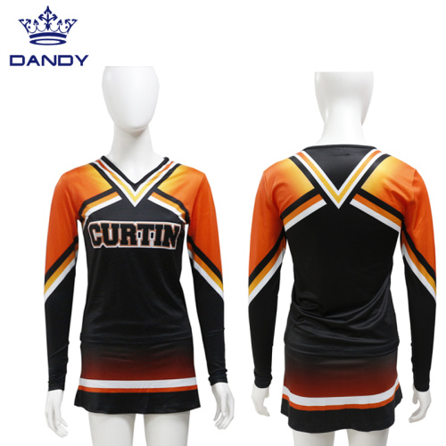 Sublimointi spandex cheerleading univormut malleja