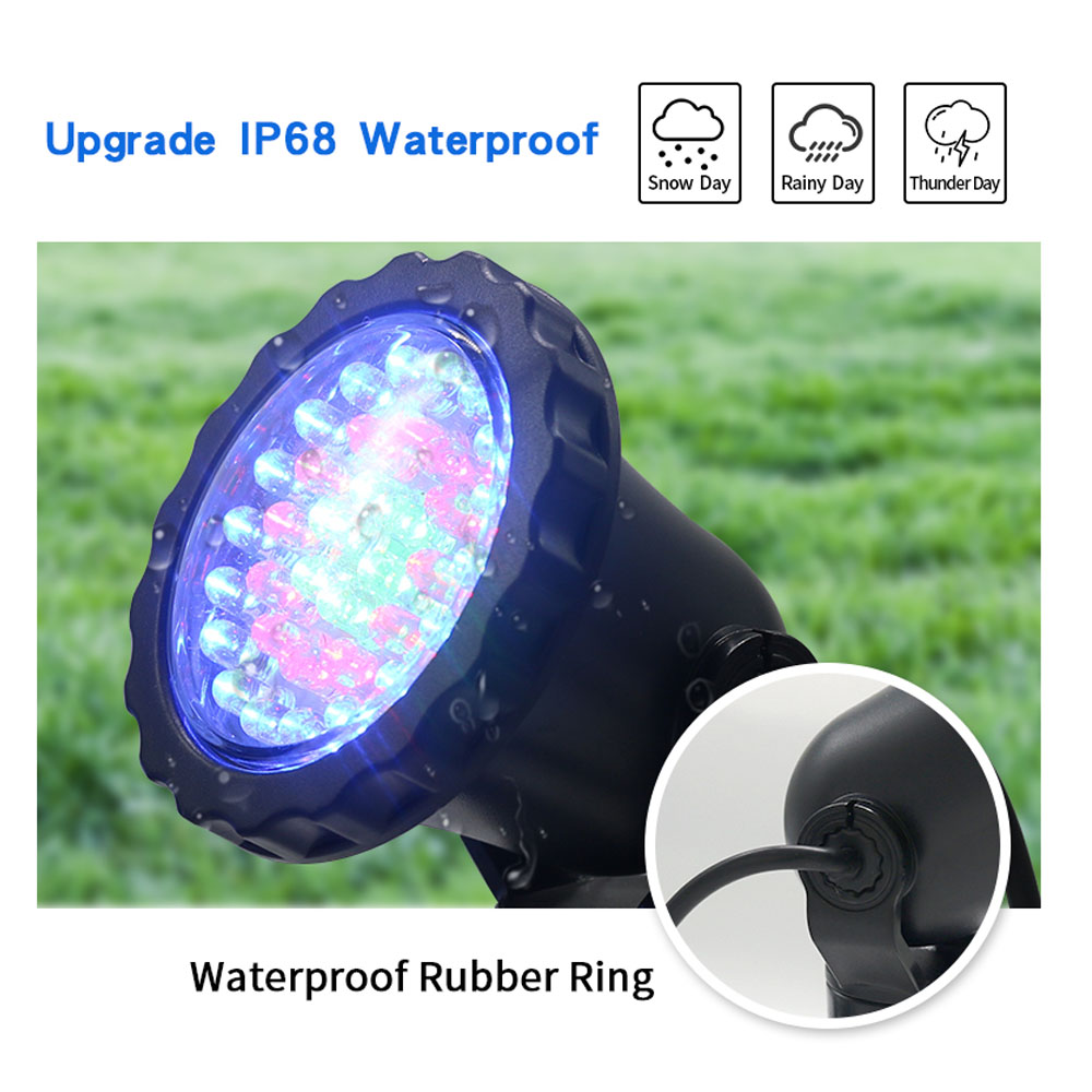 مستشعر الصور في الهواء الطلق LED Garden Pond Spot Light