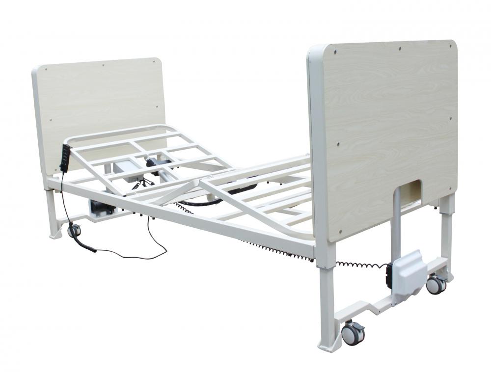 Adjustable patient beds in hospital wards
