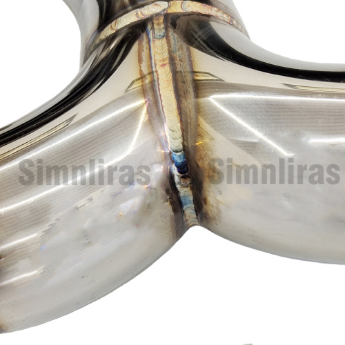 Edelstahl -Tig -Schweißen BMW M140I 3 Zoll Performance Auspuff Heckbox/Schalldämpfer