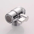 Zinc Alloy Silver Angle Valve for Toilet