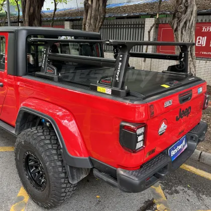 Adjustable Aluminum Tent Storage Rack for Jeep Gladiator