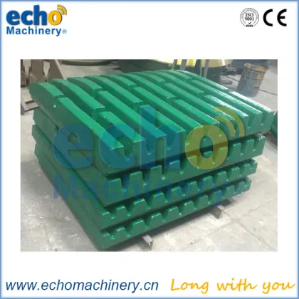 mining machinery parts Metso C110 fixed and movable jaw plate