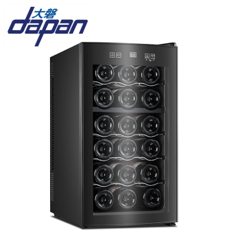 18 Bottles Electric Wine Cooler with Temperature Adjustment
