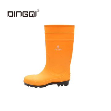 Scarpe da giardino in gelatina d'acqua a buon mercato in PVC giallo Galosce