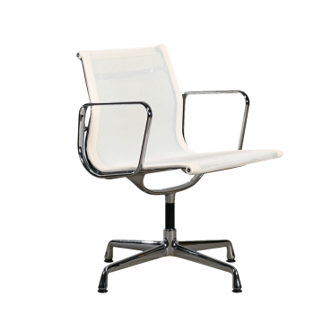 Eames Low Back White Mesh Meeting Office Chair