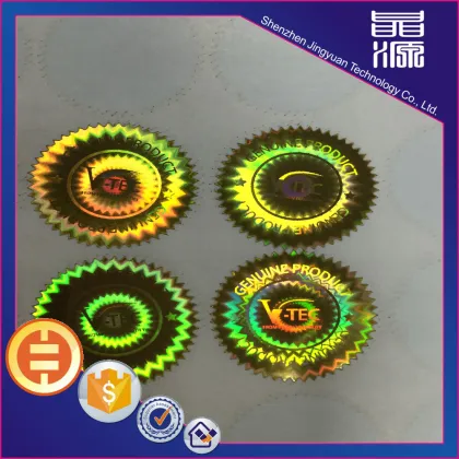 Special Sharp Gold Hologram Label