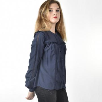 Camisetas largas sólidas para mujeres Tops Viscose Price razonable