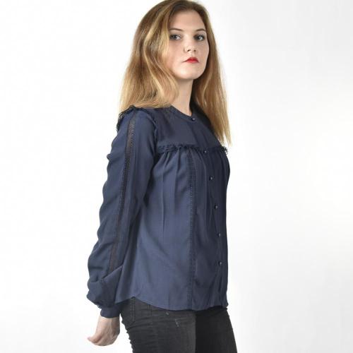 Women's Long Sleeve Shirts Women\'s Solid Long T-Shirts Viscose Tops Reasonable Price Manufactory